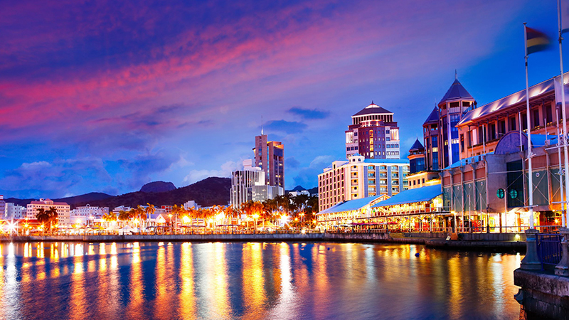 Caudan Waterfront in Port Louis