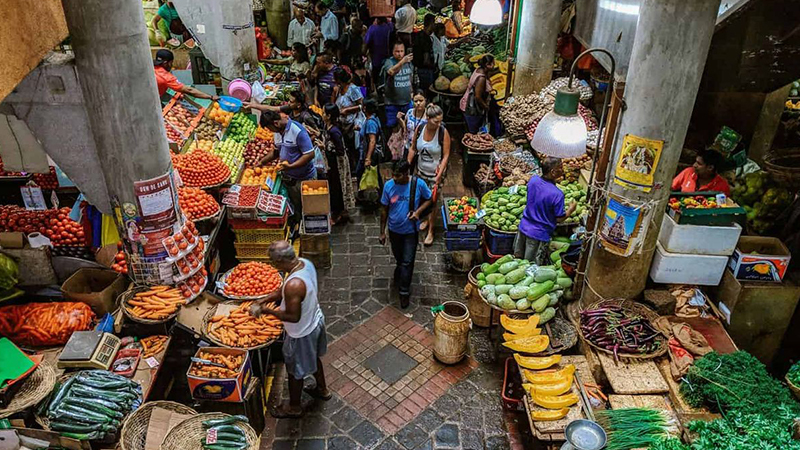 The Central Market in Port Louis