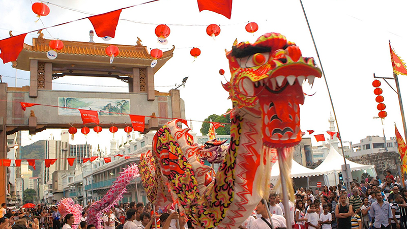 Chinatown in Port Louis