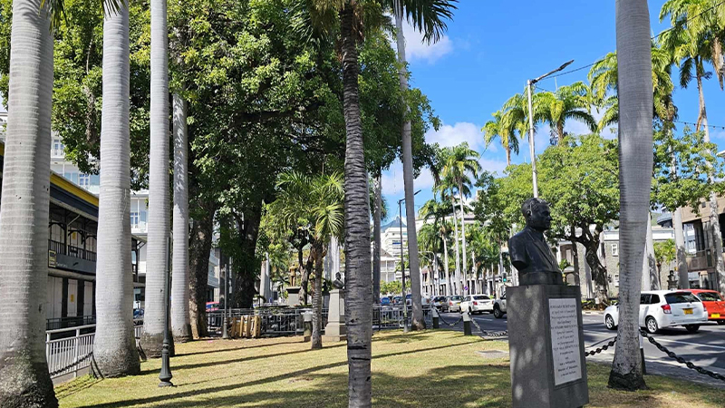 Place d'Armes and the Historic Centre in Port Louis