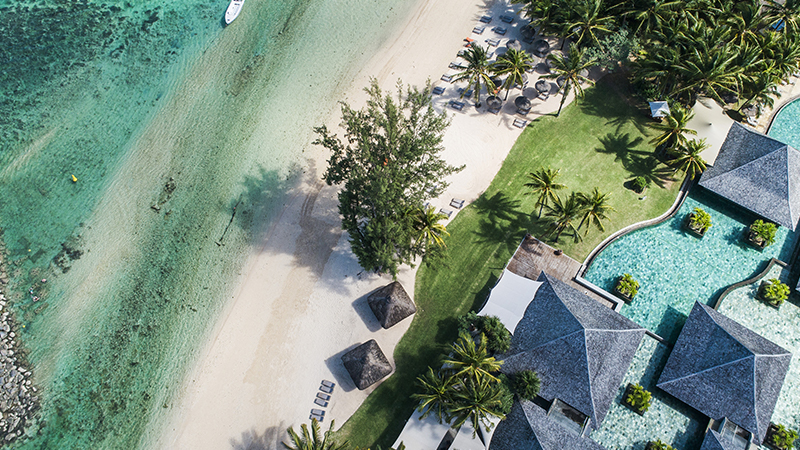 Villas en bord de mer et lagon à Heritage Villas Valriche, île Maurice