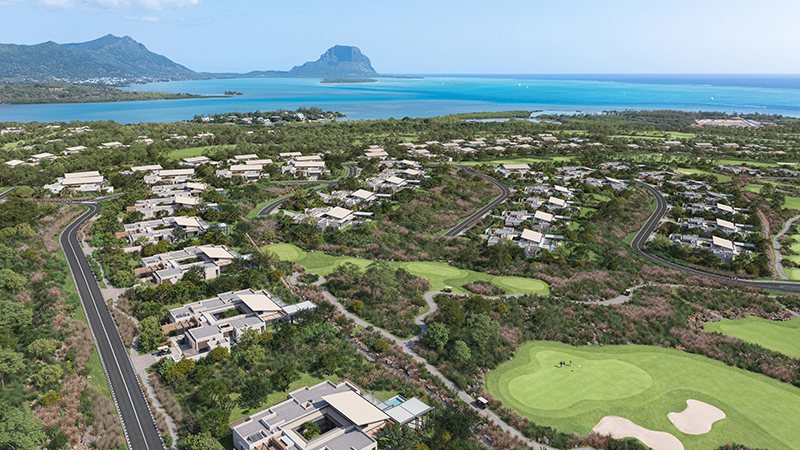 Harmonie Golf & Beach Estate île Maurice, Vue aérienne