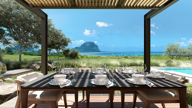 Harmonie Golf & Beach Estate île Maurice, Vue extérieure de la villa